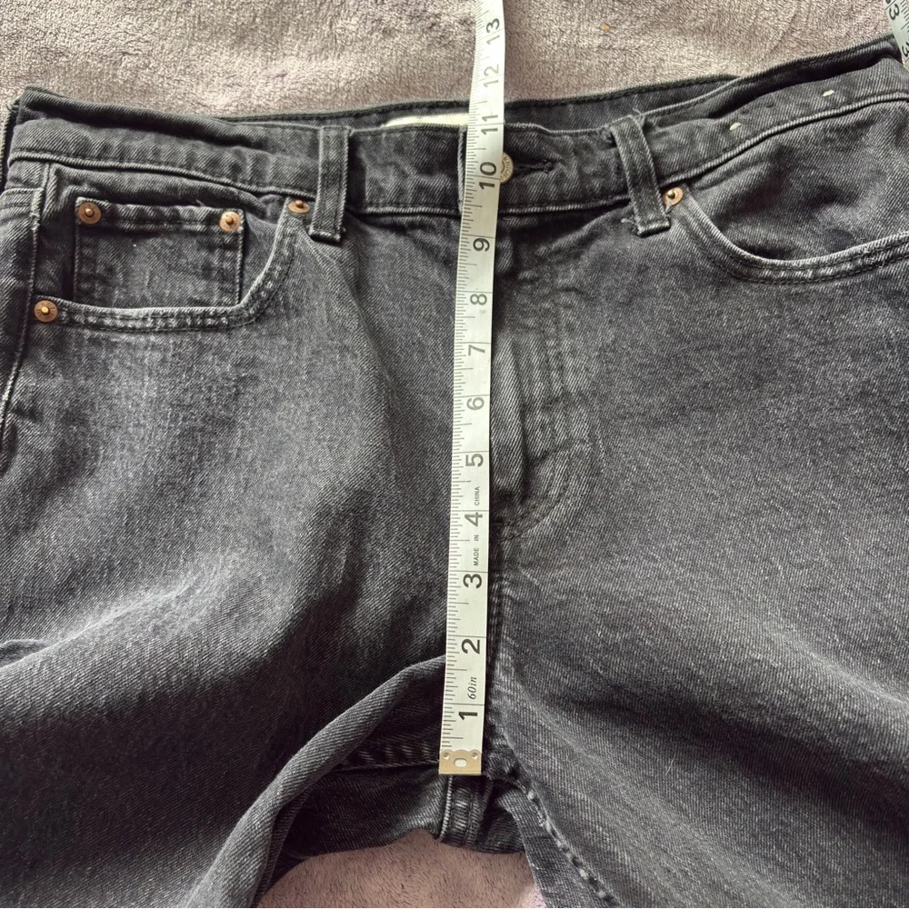 Abercrombie & Fitch Women's Gray Straight Leg Jeans Low Rise 29/8R - Picture 11 of 12